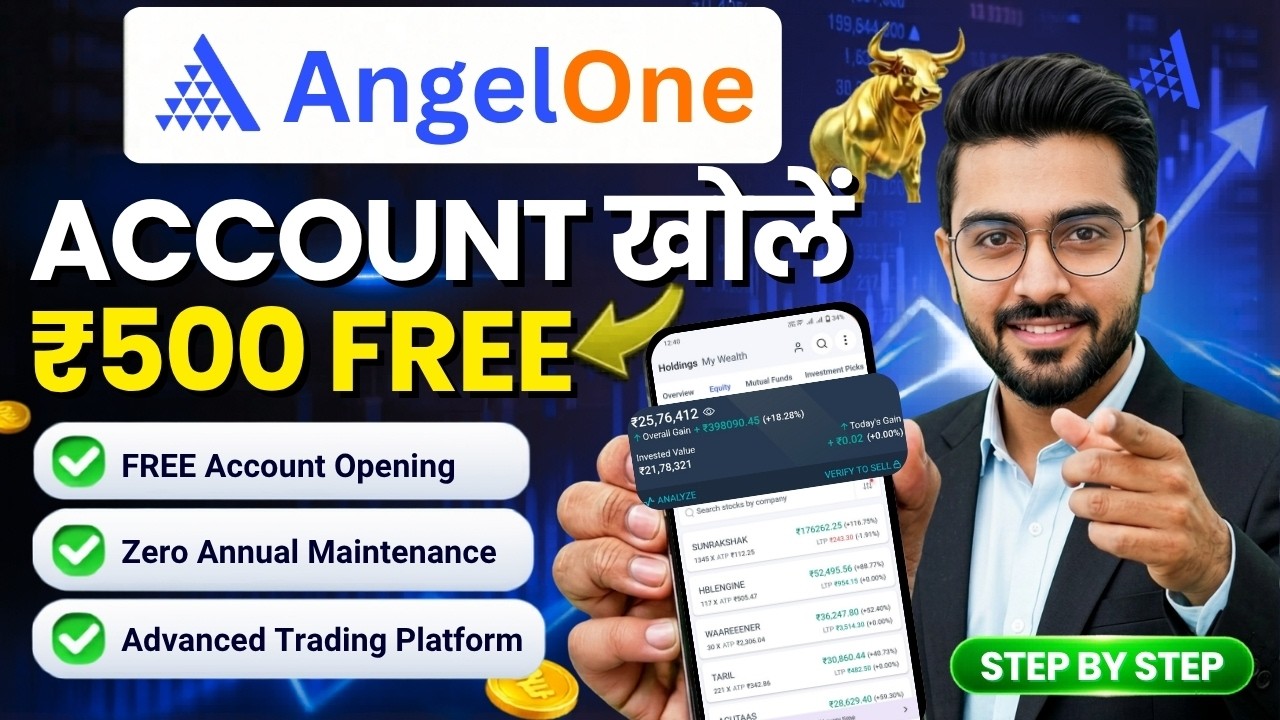 Angel One Account Opening 2026 | Angel One App Account Kaise Banaye | How to Open Demat Account