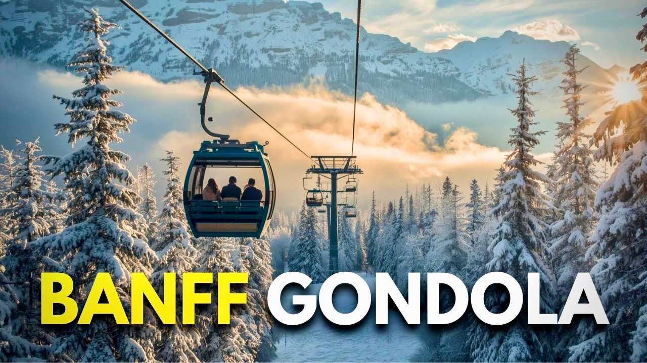 Banff Gondola in Winter ❄️ | Snowy Rocky Mountain Views & Ultimate Canadian winter Experience 🇨🇦
