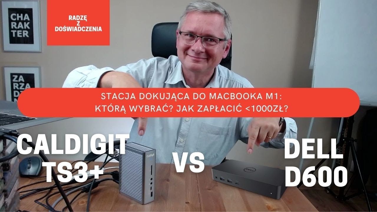 Dokowanie MacBook M1: CalDigit TS3+ czy Dell D6000?