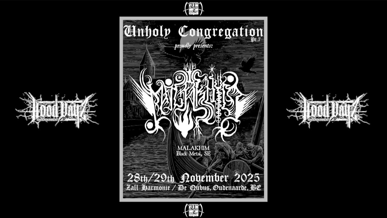 Unholy Congregation Pt.7 - 29 November 2025 - Oudenaarde - Malakhim - Black Metal