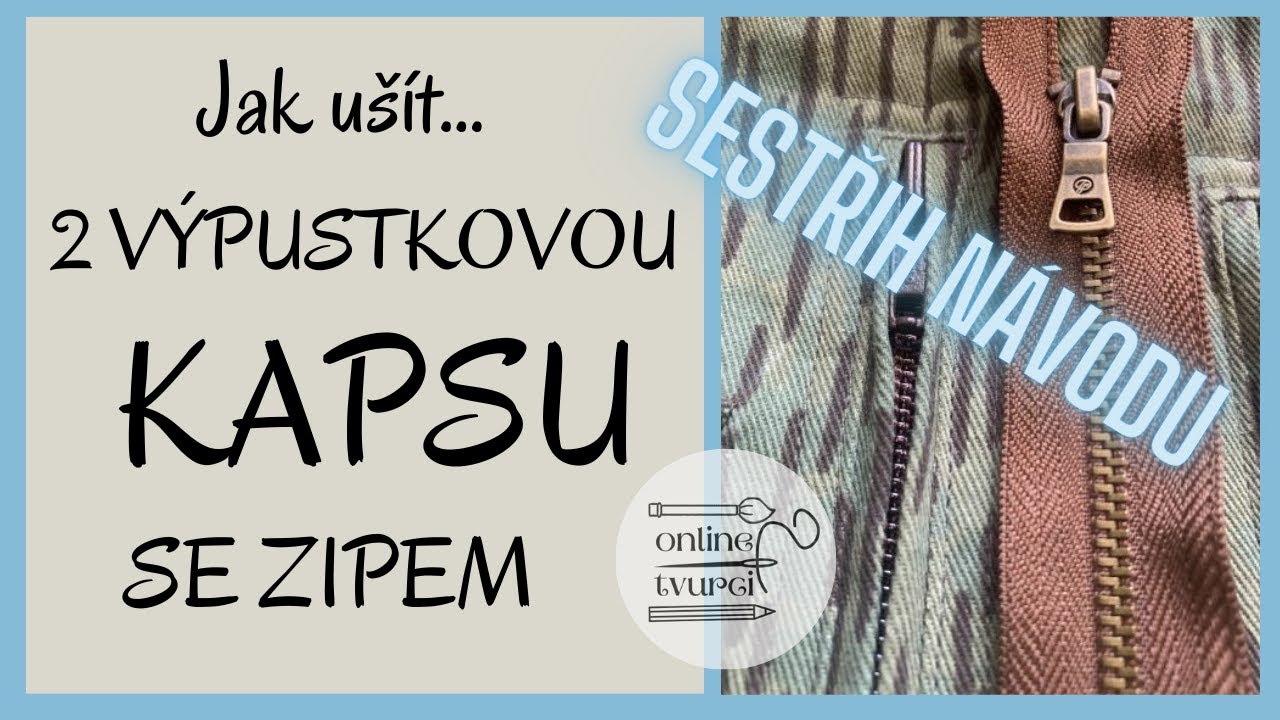 Sestřih KAPSA SE ZIPEM 2výpustková