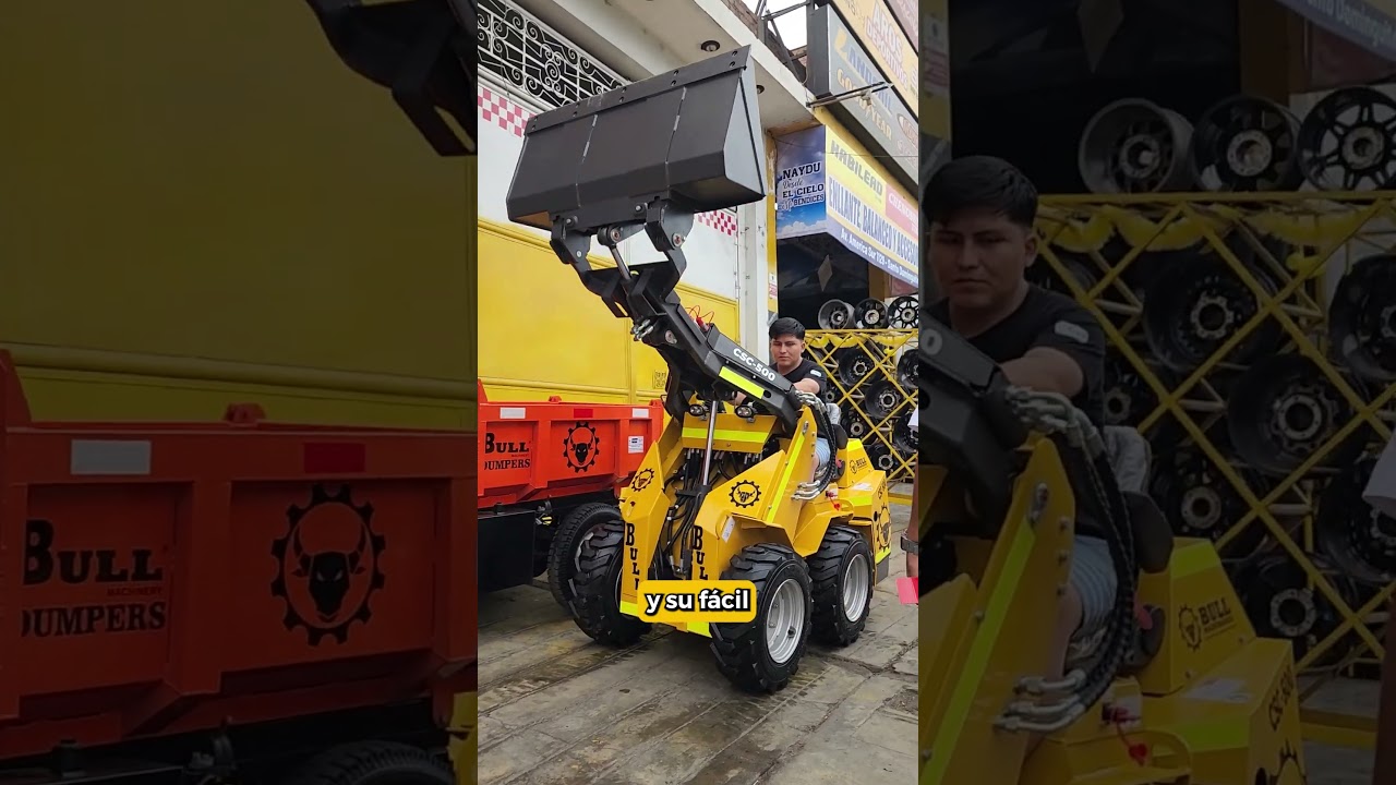 MINICARGADOR DI&Eacute;SEL BULL CSC-500 | CAPACIDAD 500 KG  #mineriaperu #mineriaperuana #minicargador