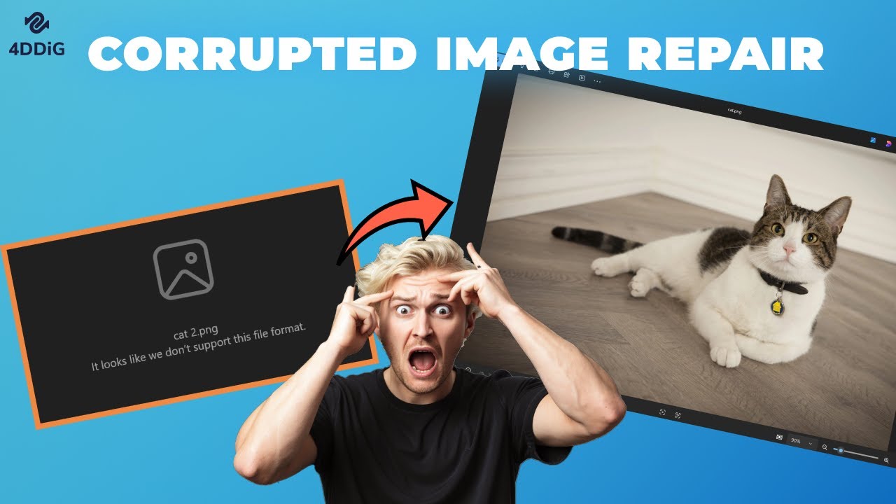 [4 Methods] It Appears That We Don't Support This File Format|Corrupted Image Repair