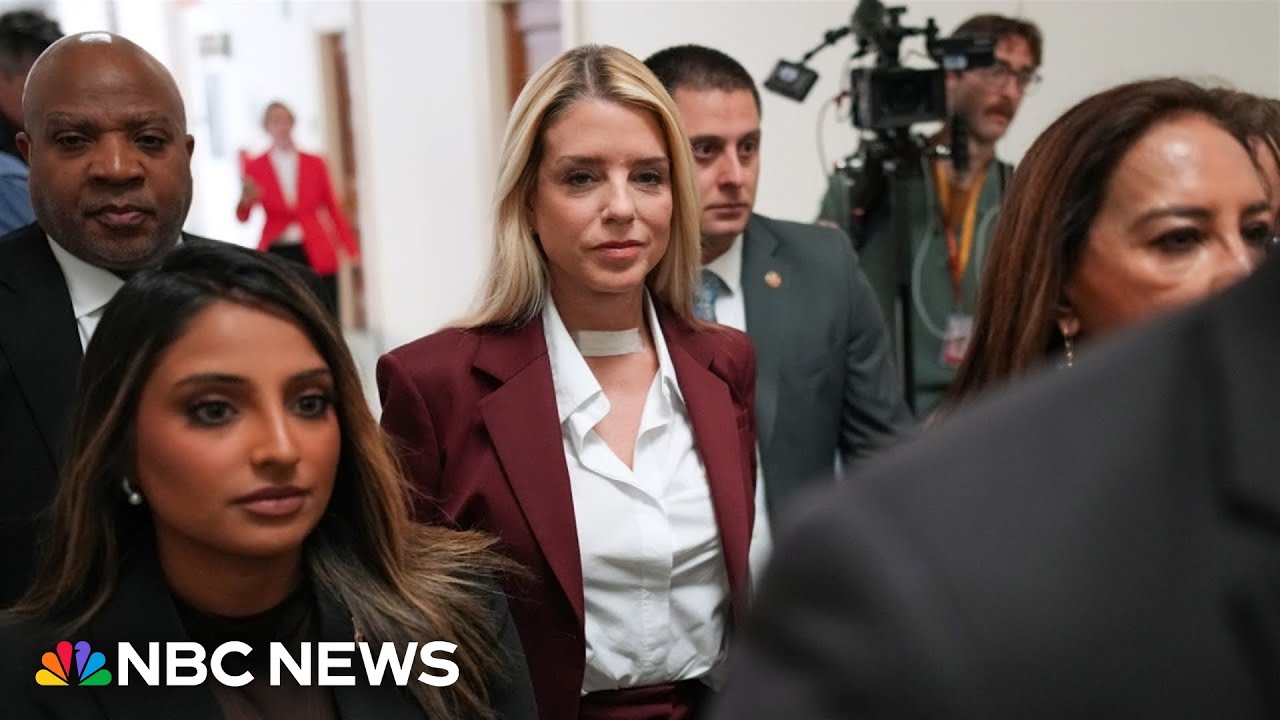 Pam Bondi tells lawmakers that 'redaction errors' were made in Epstein files