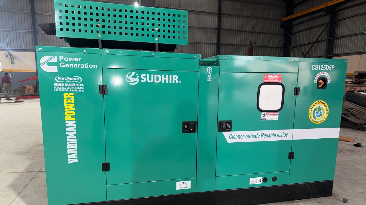 125kva Cummins refurbished silent Generator with full load testing Bilaspur CG delivery 