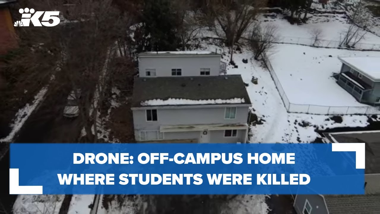 DRONE: Home where University of Idaho students were killed