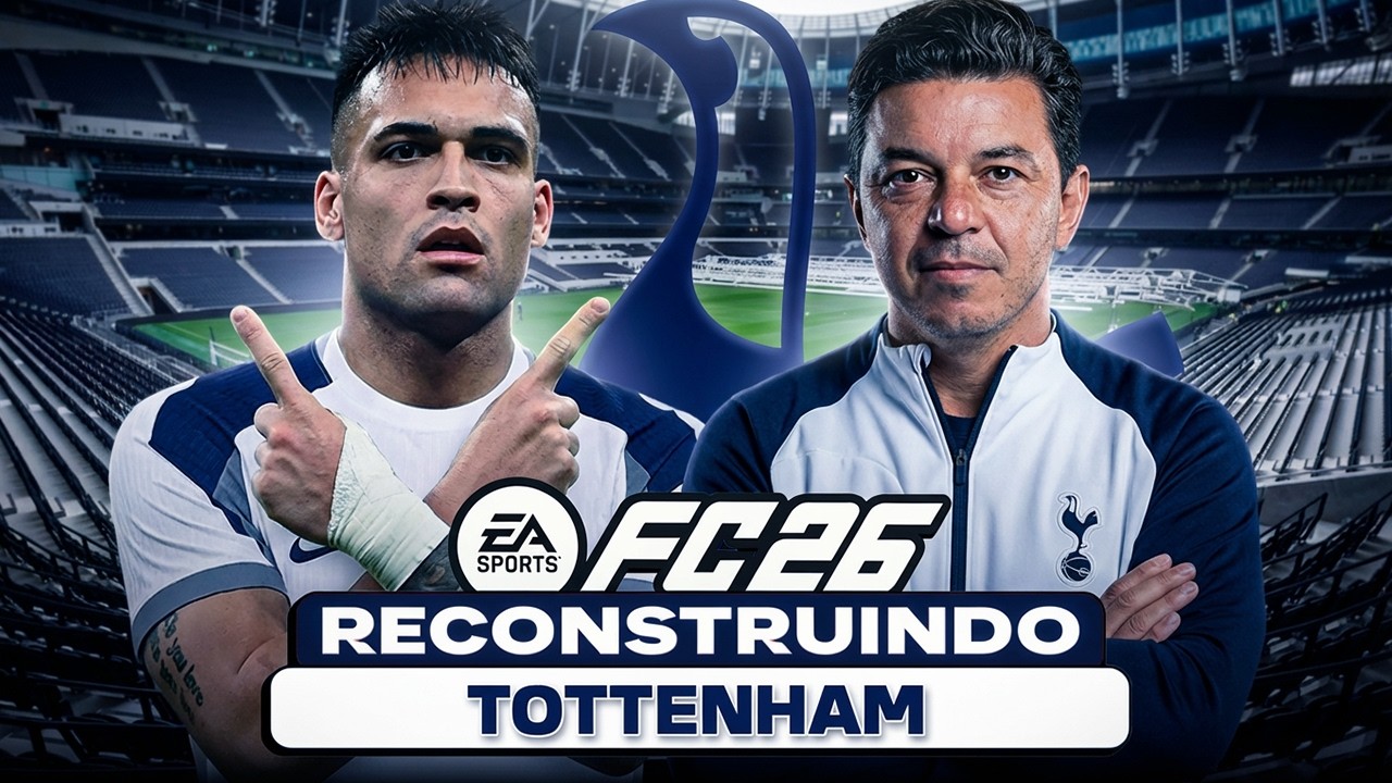 EAFC 26 | RECONSTRUINDO O TOTTENHAM!! | MODO CARREIRA 🔥