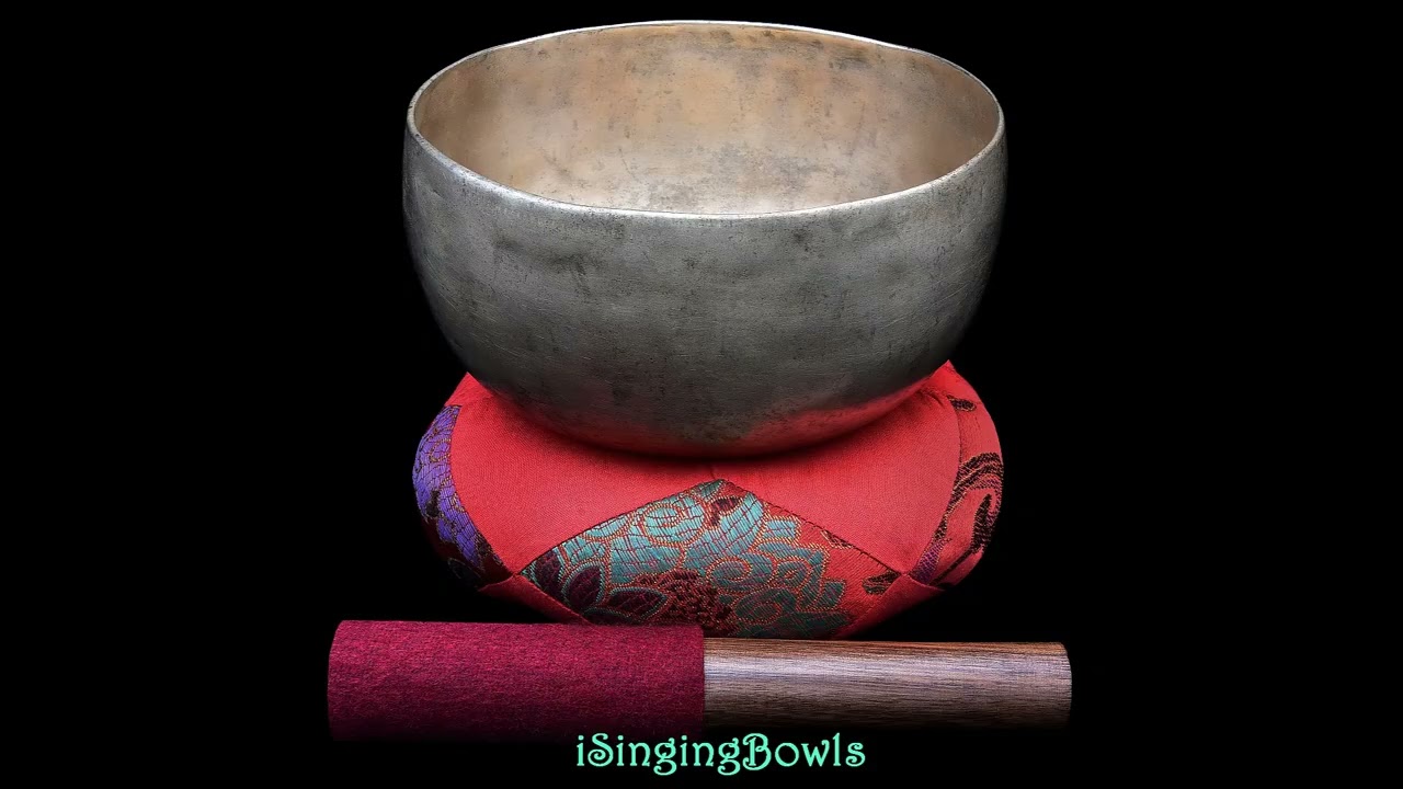 Antique Tibetan Singing Bowl #11118: Thadobati, F3 & B4