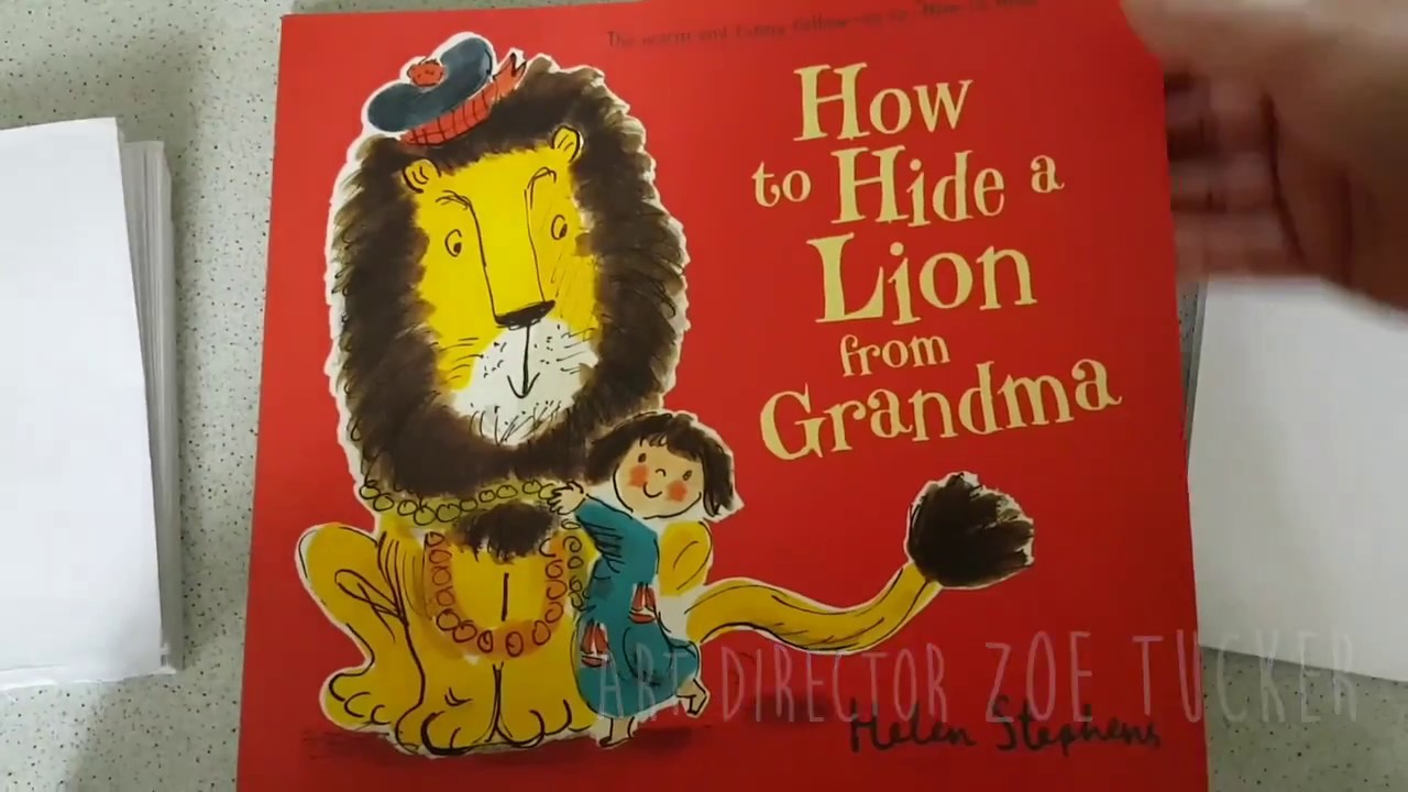 Art Director Zoe Tucker on Helen Stephens' How to Hide a Lion
