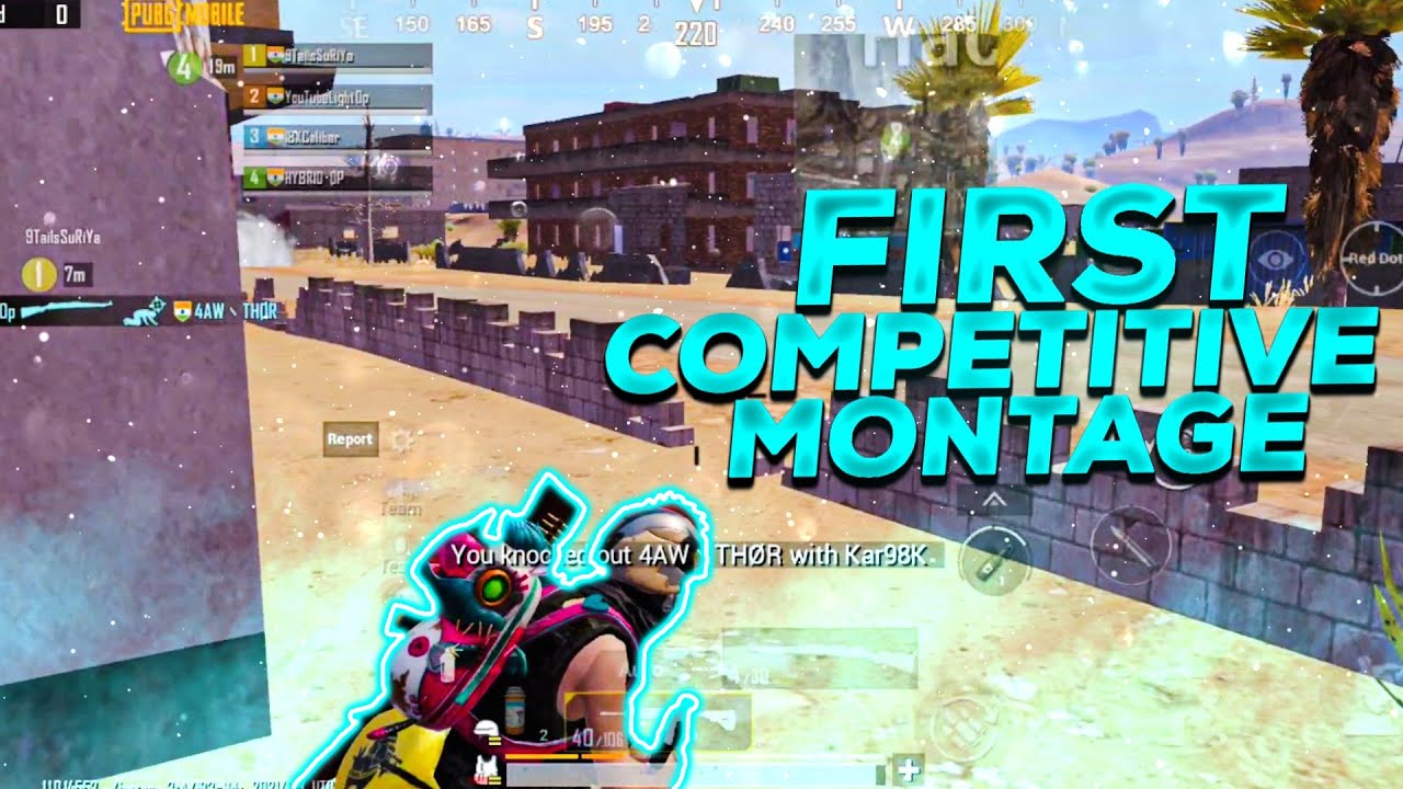 COMPETITIVE MONTAGE#1 | LIGHTGAMING | POCO X2 | #PUBGMOBILE