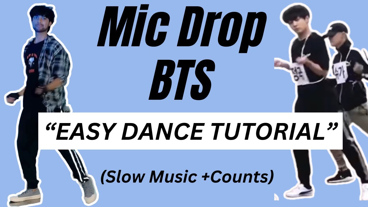 BTS 'MIC DROP' Mirrored kpop Dance Tutorial | Easy Step By Step #btsdance