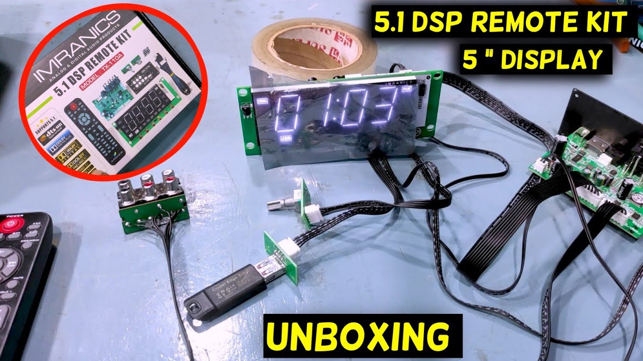 imranics 5.1 DSP remote kit unboxing//model tx-110a@TECHNICAL KUMAR