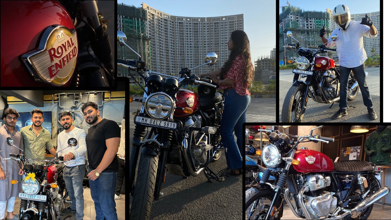 Delivery of My Interceptor 650🦣 2024 Dream Bike❤️ Day to Remember #royalenfield #gt650 #continental