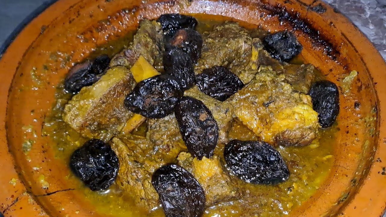 طاجين بالبرقوق بالطريقتي 💯