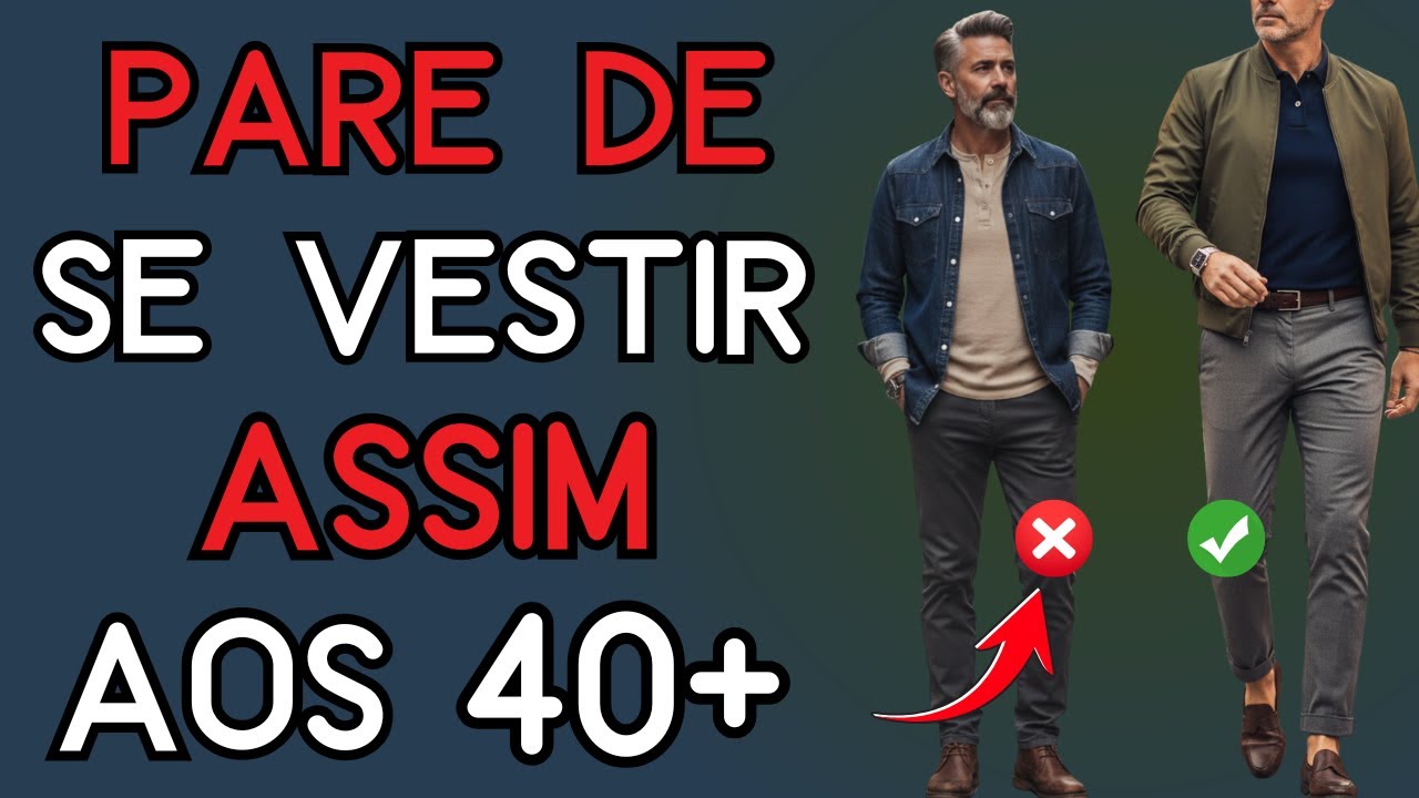 Estilo Masculino Depois dos 40: 4 Regras Que Sempre Funcionam | Moda Masculina 40+
