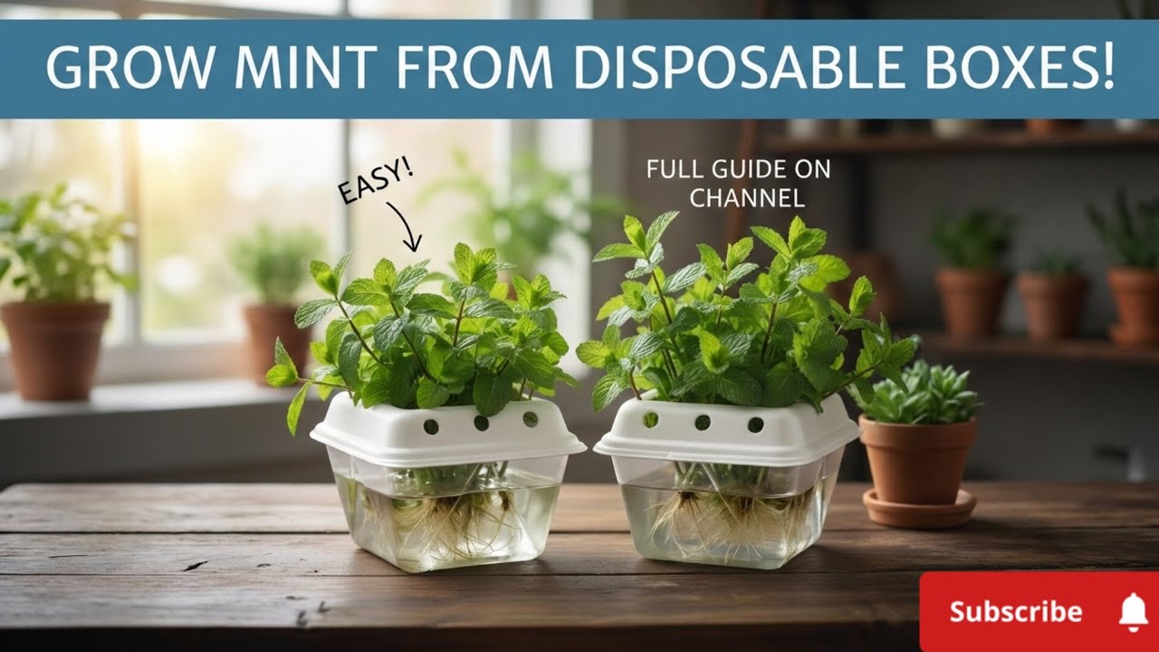 How to Grow Mint at Home (Easy Method) || Grow Mint from Cuttings – 100% Success.