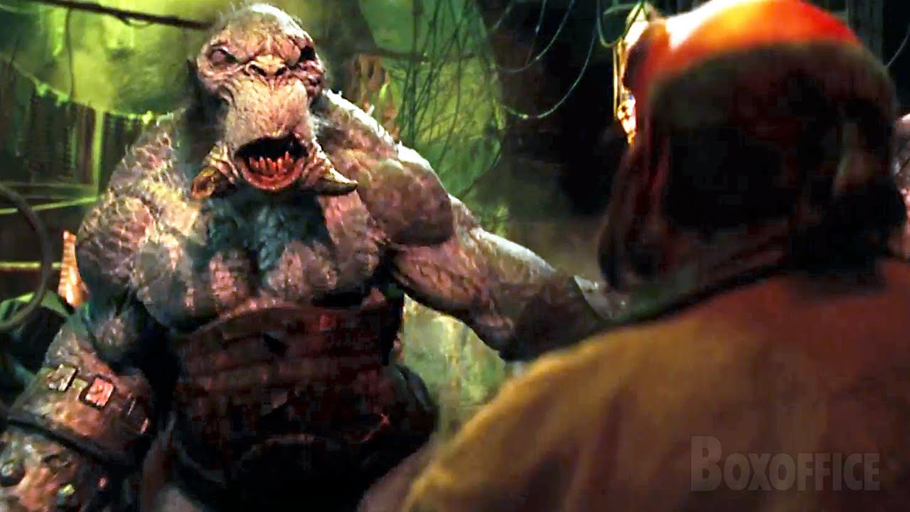 Hellboy lucha contra feos monstruos durante 10 minutos seguidos 🌀 4K