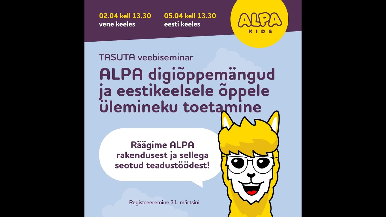 ALPA eestikeelne seminar 05.04.2024
