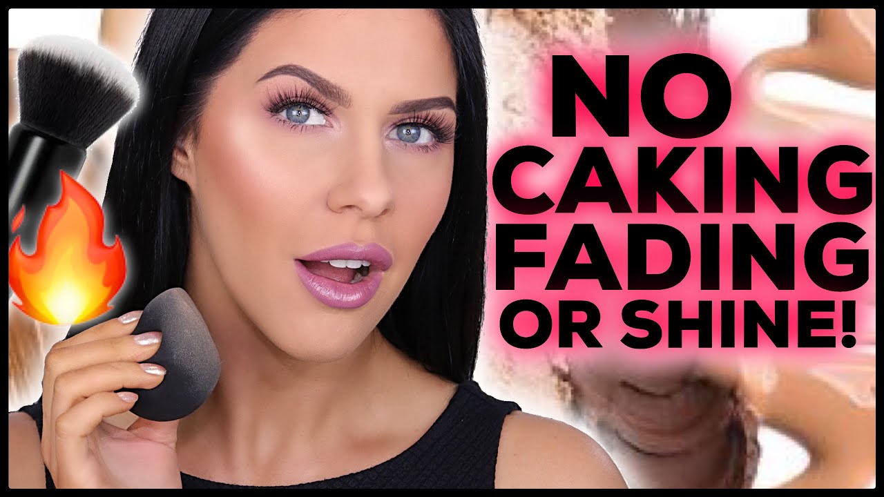 UPDATED FOUNDATION ROUTINE FOR OILY SKIN!! NON-CAKEY, SHINE PROOF & LONG LASTING!!