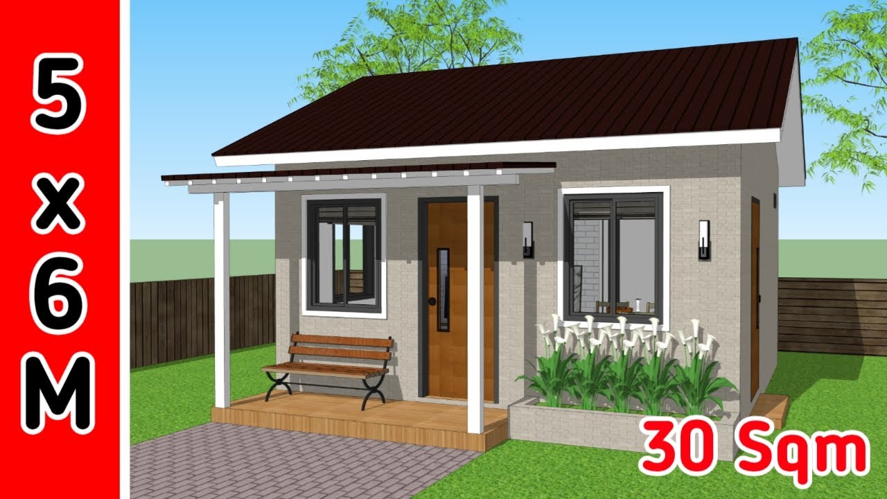 Sederhana Sih, Tapi ko Bisa Se-Rapih Ini !! - SMALL HOUSE DESIGN 5X6 METERS (30sqm)