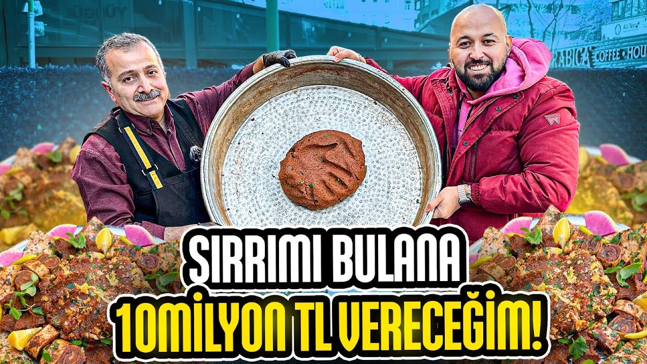 ÇİĞKÖFTEMİN SIRRINI BULANA 10 MİLYON VERİRİM! ANKARA'DA MALATYA USULÜ ETLİ ÇİĞKÖFTE!