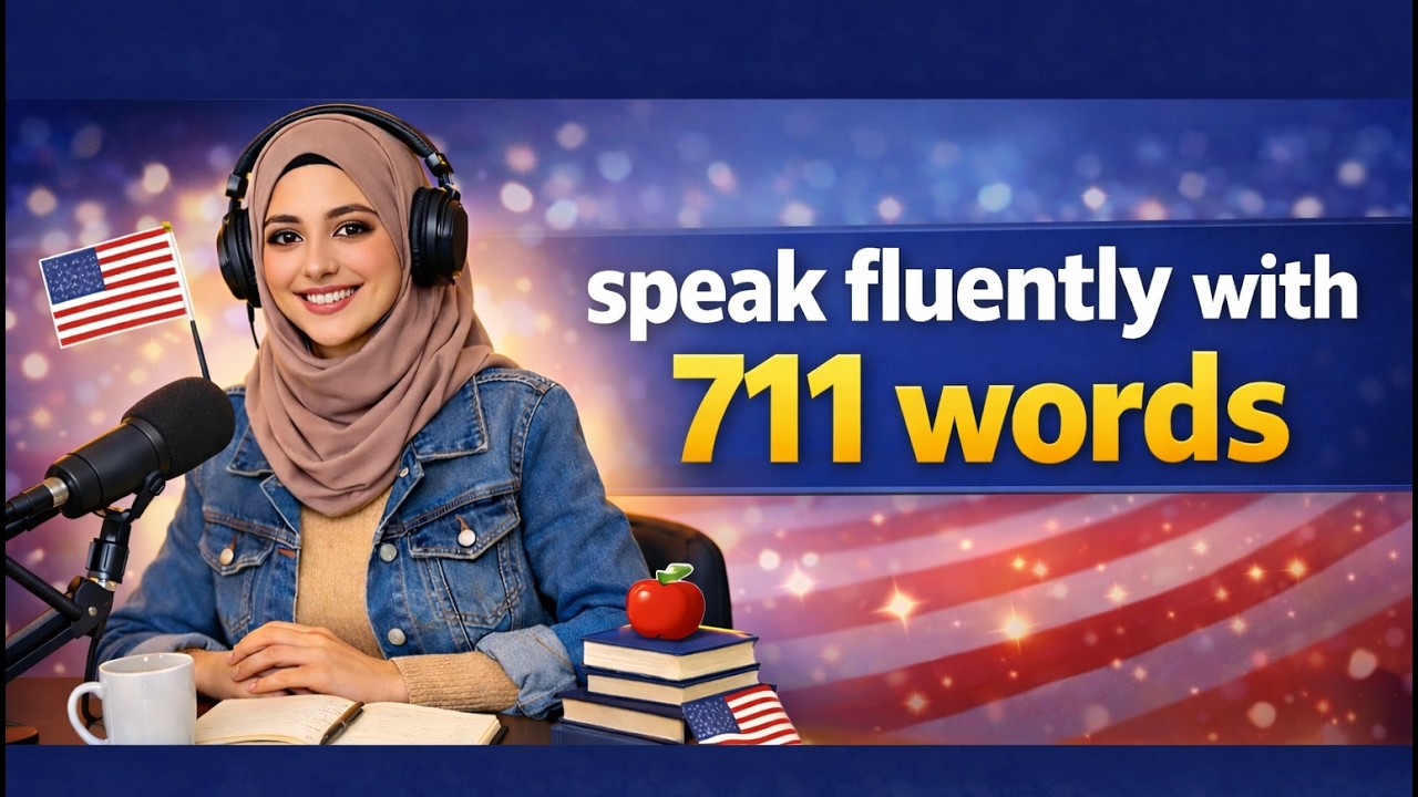 How To Speak English With Just 711 Words | No Difficult Words,   No Long Time