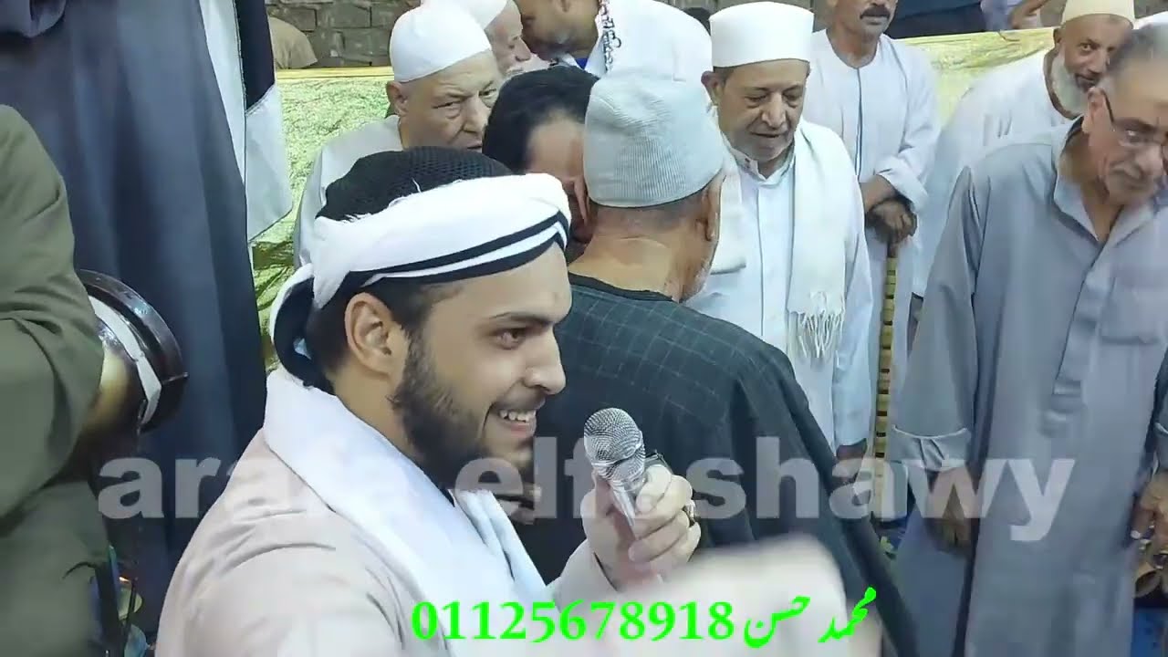 الشيخ محمد حسن فى ساحة ابوفاضل الرفاعى , ,والحضره الشرعيه بداية المجلس
