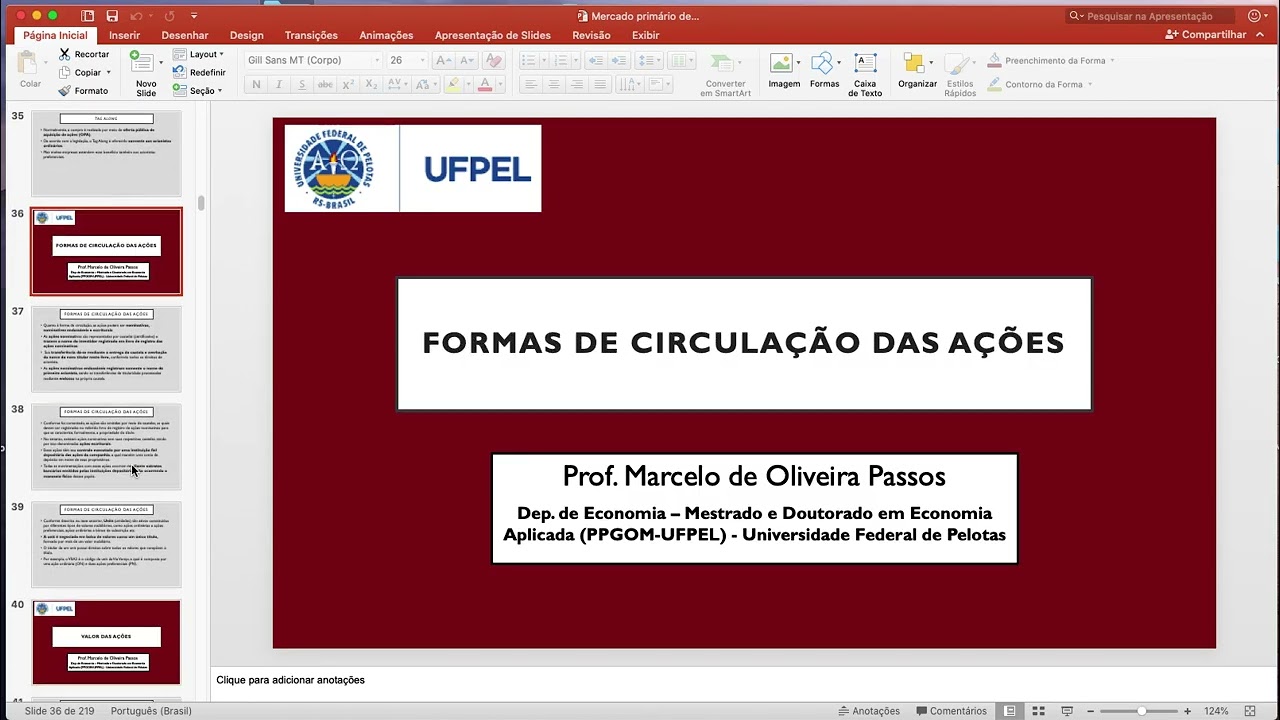 Mercados primário e secundário, ações, tipos, formas de circulação etc