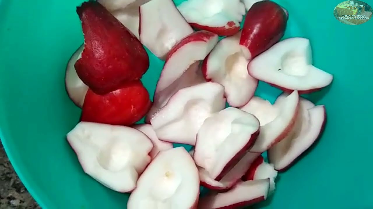 JAMBO EM CALDA - DELICIOSO DOCE DA MARIA - VIDA NA ROÇA - COISAS DA ROÇA - RECANTO SOSSEGO