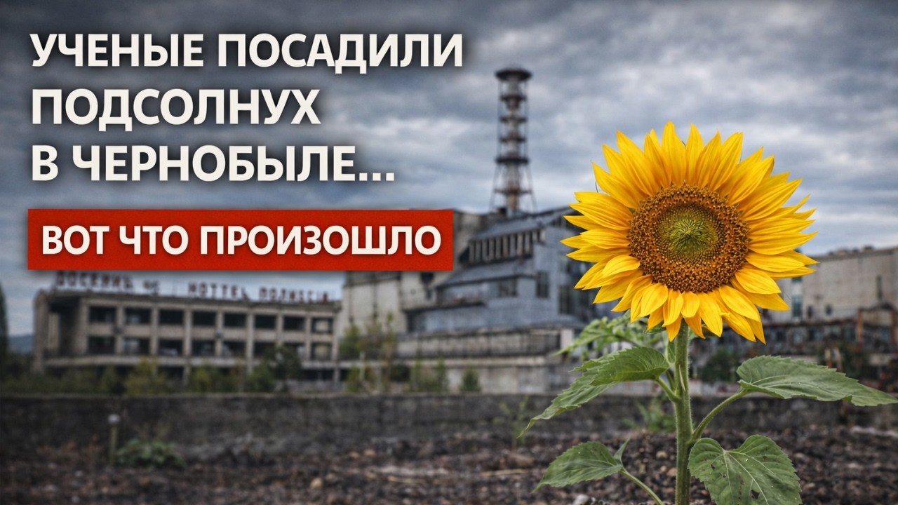 Ученые посадили это в Чернобыле… результат оказался неожиданным