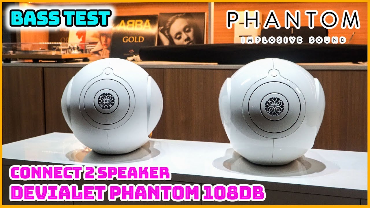 CONNECT 2 SPEAKER - DEVIALET PHANTOM | SPEAKER 4500W BASS TEST