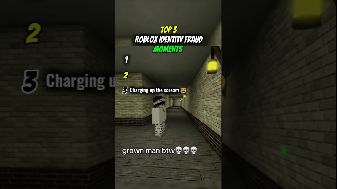 watch till the end top 3 Roblox identity fraud moments #roblox #shorts