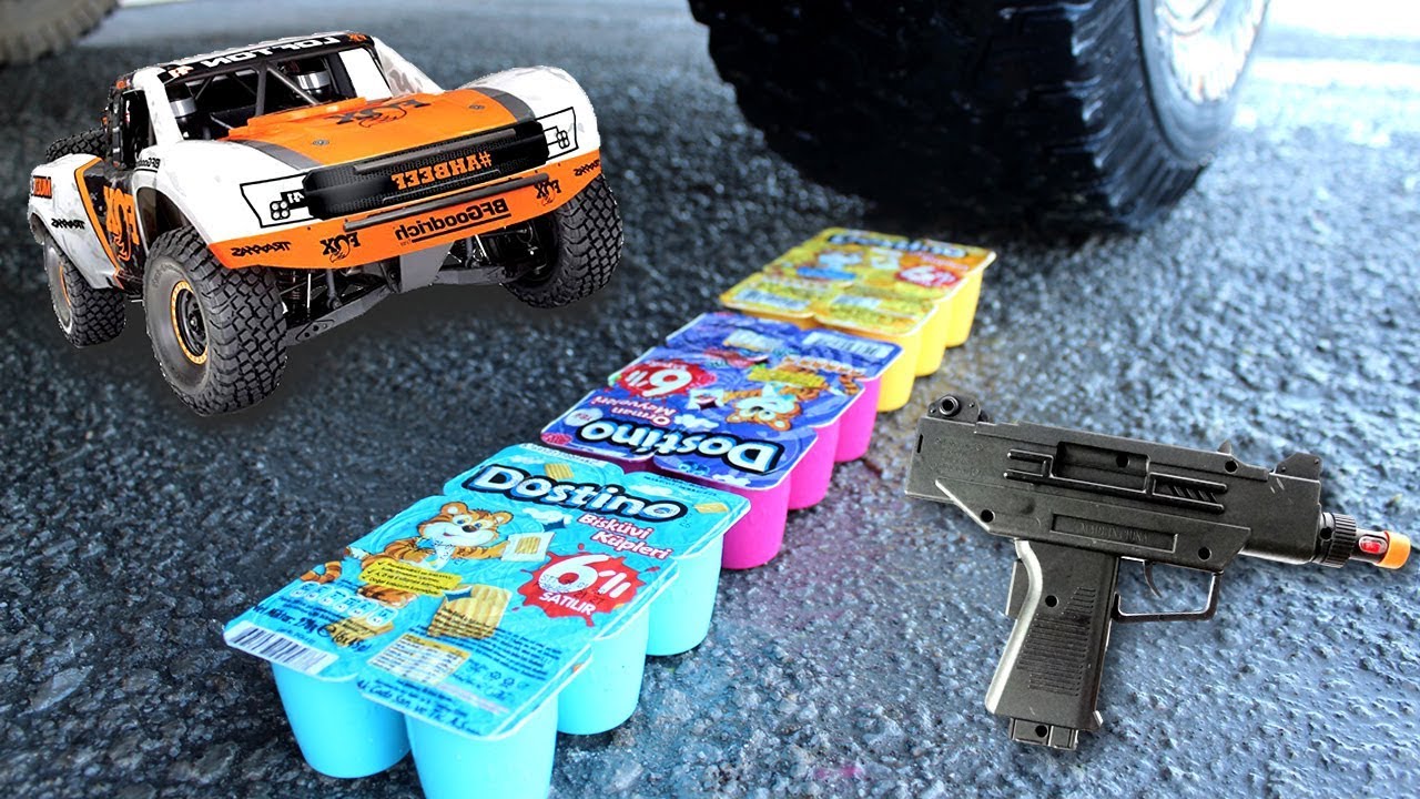 Crushing Crunchy & Soft Things by Car! Mr. Experiment's Car vs Toys