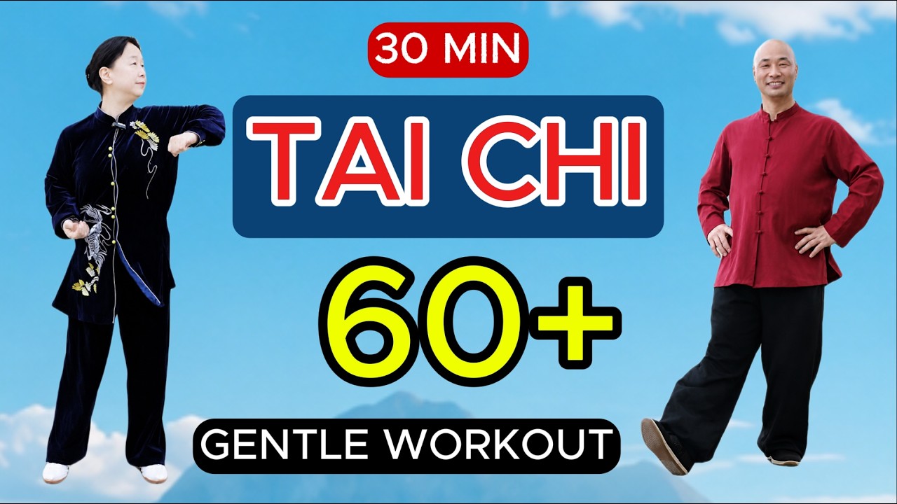 30-минутная тренировка тай-чи для всего тела 60+ | Сжигаем жир, улучшаем кровообращение и расслаб...