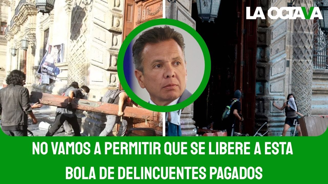LEMUS EXHIBE a GRUPO de CHOQUE de OTROS ESTADOS a MARCHA en JALISCO