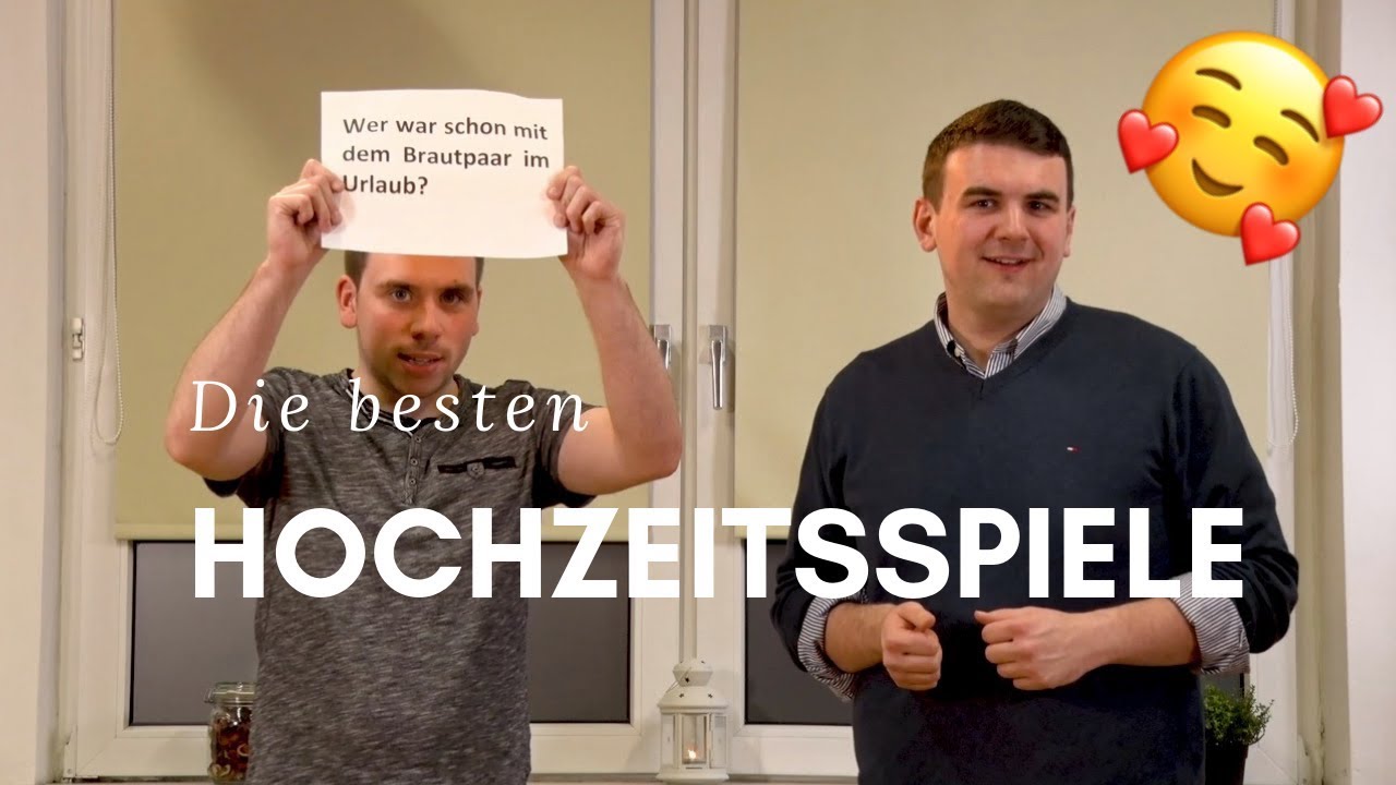 Tipps für Deine Hochzeit - Das sind die besten Hochzeitsspiele - Mit Daniel Bestgen und Tobi Schagen