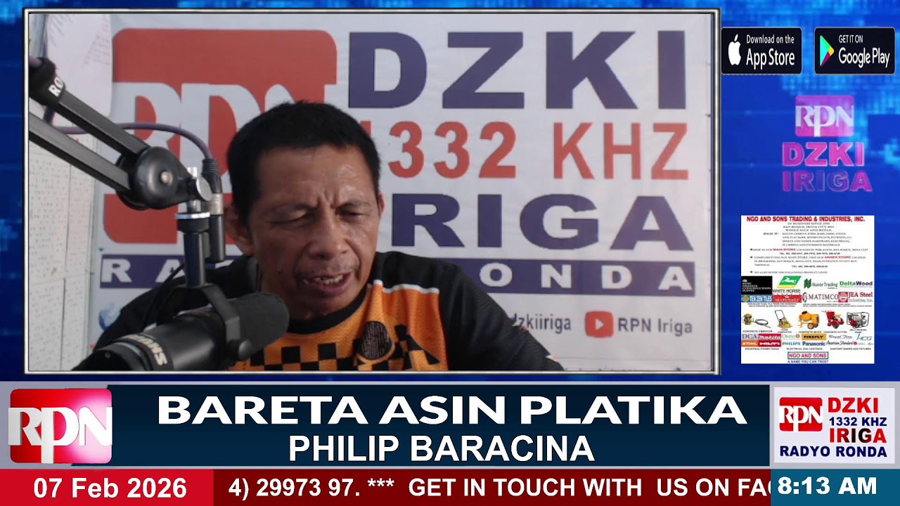 BARETA ASIN PLATIKA| FEBRUARY 7, 2026