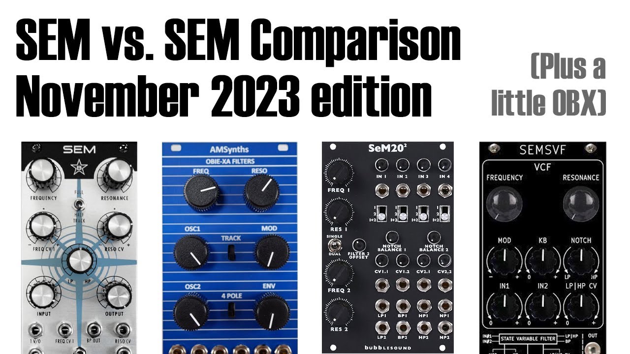 SEM vs  SEM - November 2023 edition