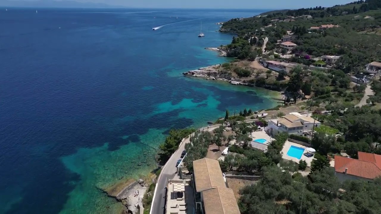 Wyspa Paxos z drona