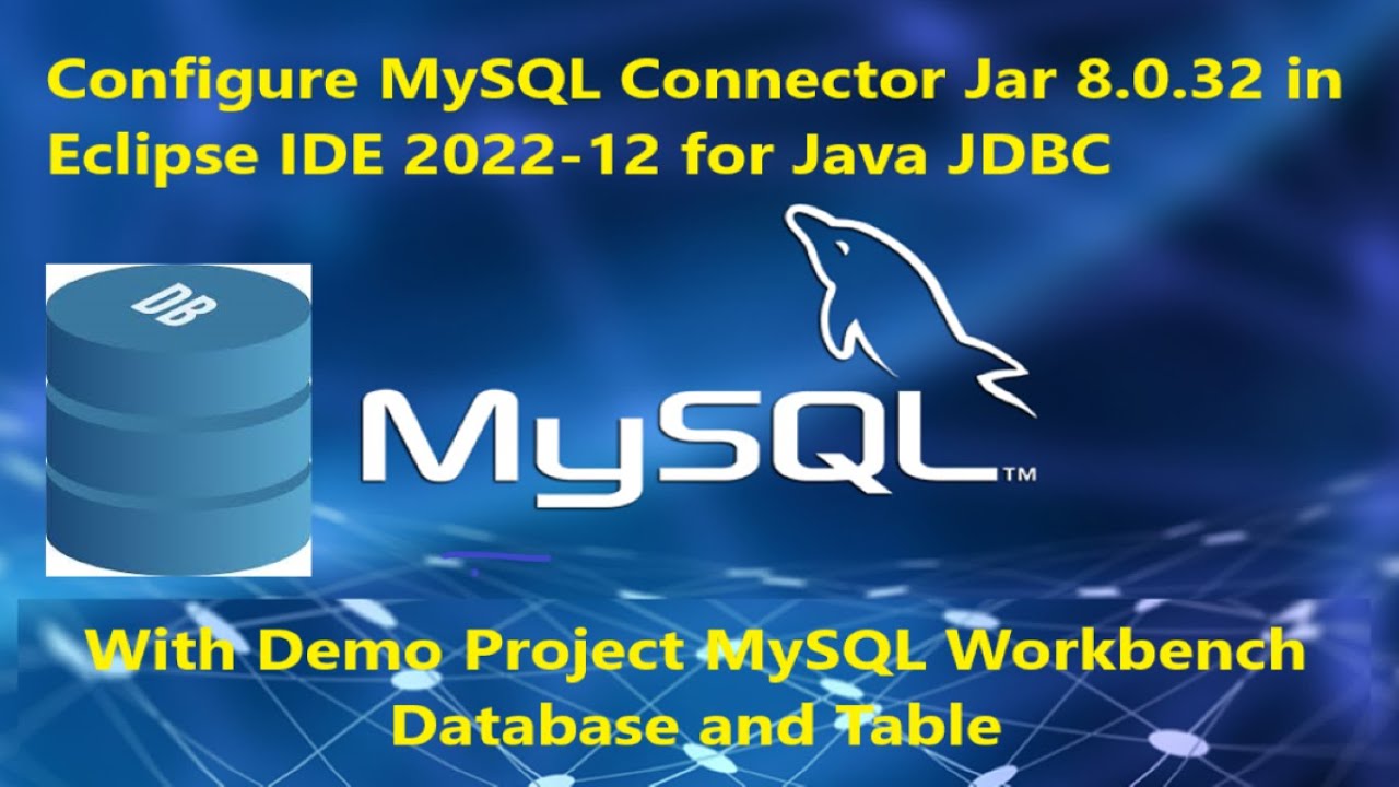 Соединение Java и MySQL в Eclipse IDE | Демонстрационный проект JDBC | Java JDBC #javajdbc #mysql