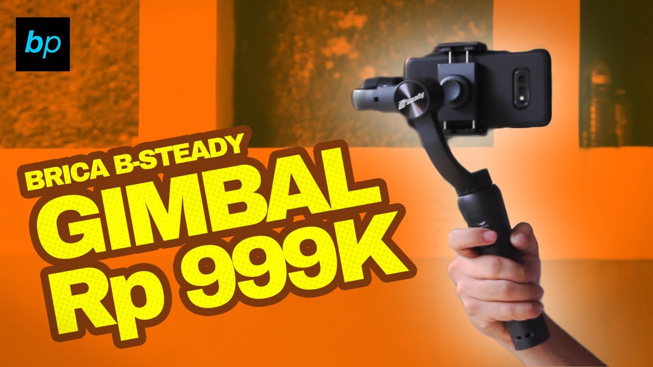Gimbal KEREN! BRICA B-STEADY 3 Axis Smartphone Gimbal Unboxing & Review INDONESIA | Buka paket