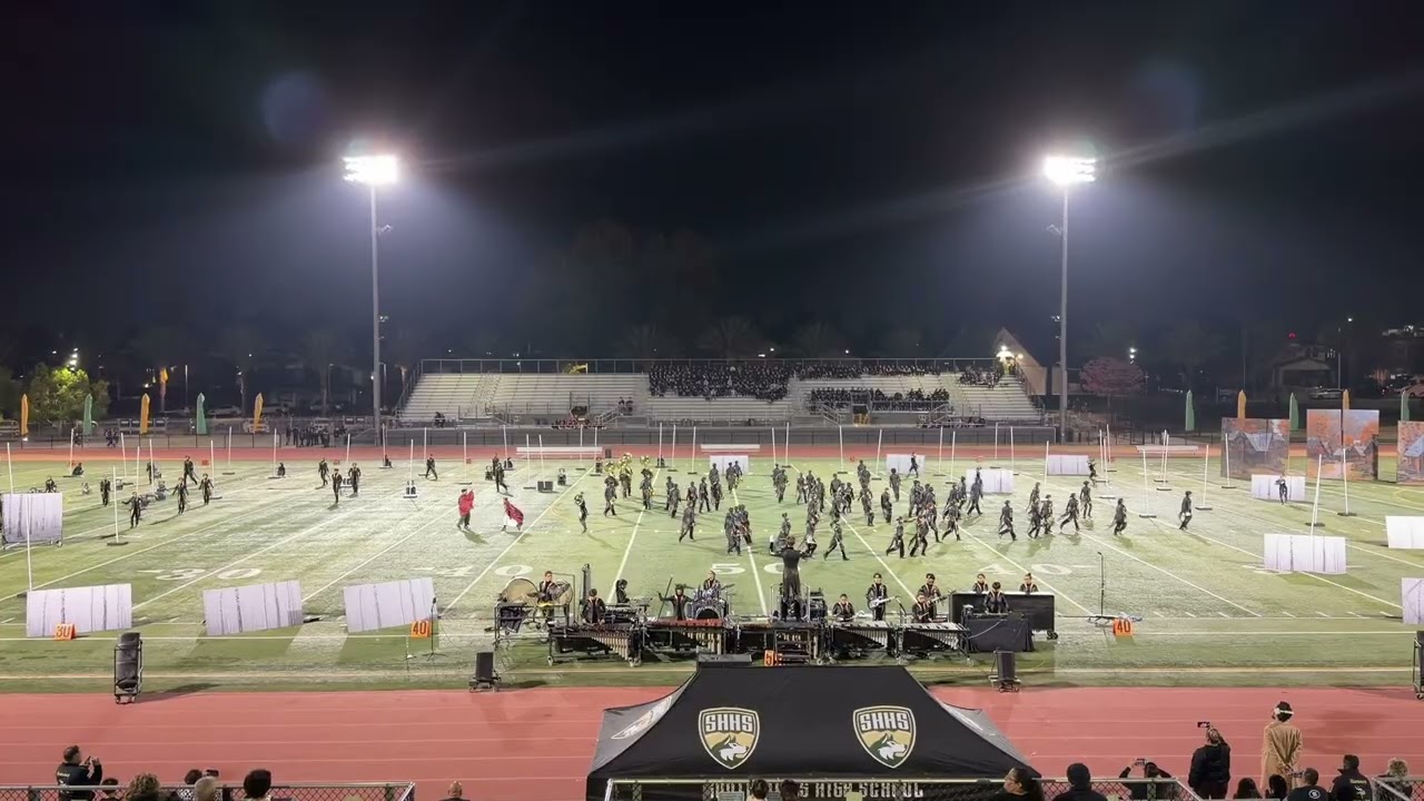 Downey Marching Band and Color Guard - South Hills Field Tournament 