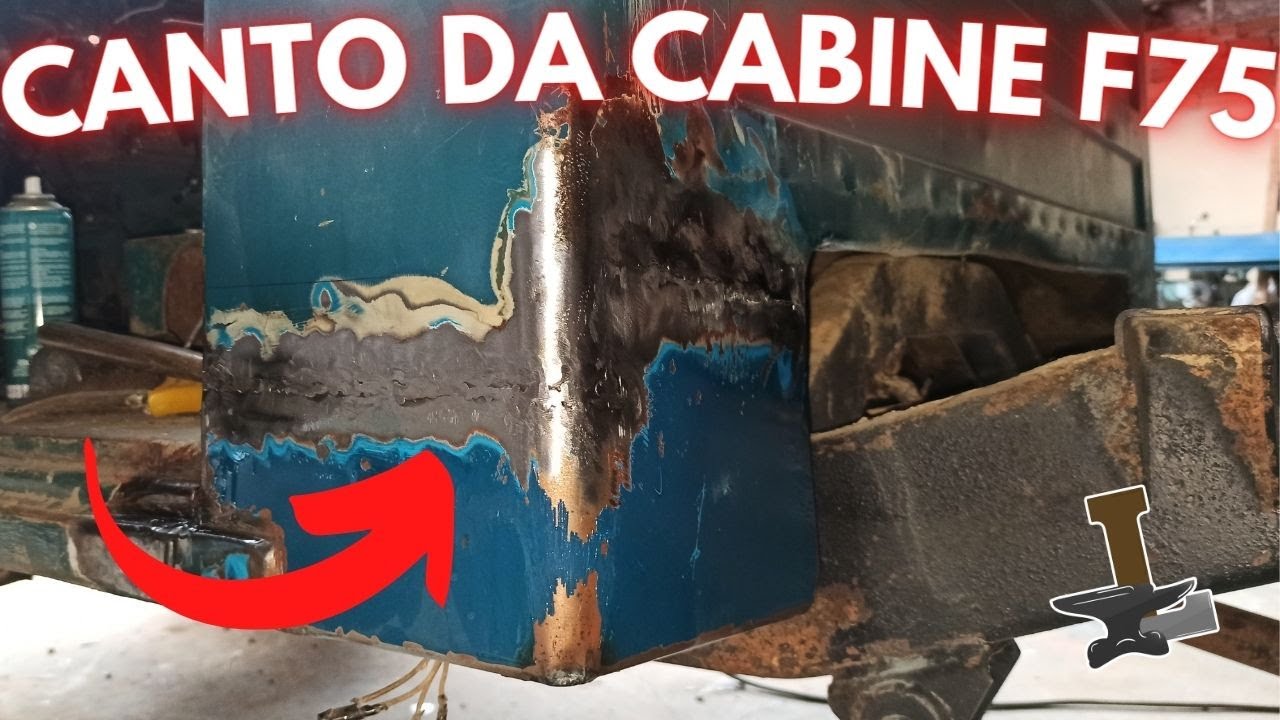 Fabrica&ccedil;&atilde;o e coloca&ccedil;&atilde;o do canto da cabine da F75