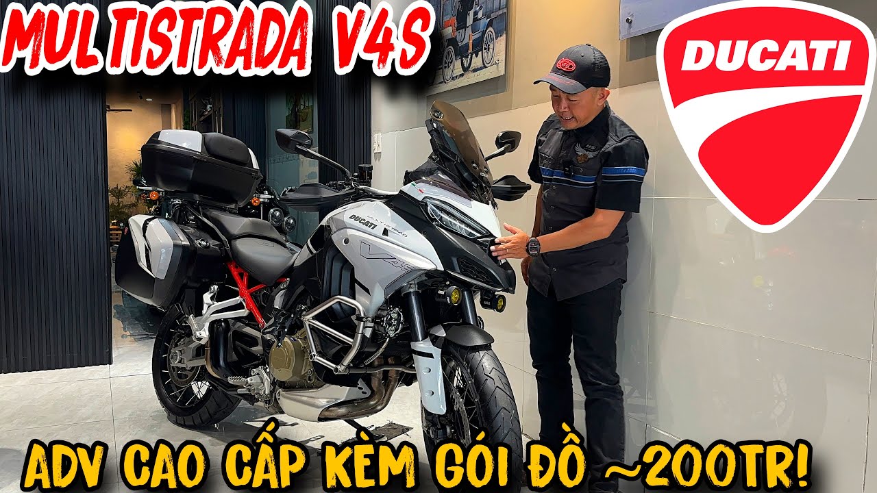 DUCATI MULTISTRADA V4S - ADV PHÂN KHÚC CAO CẤP KÈM GÓI ĐỒ CHƠI ~200TR VÔ CÙNG ĐÁNG TRẢI NGHIỆM 😎🏍️