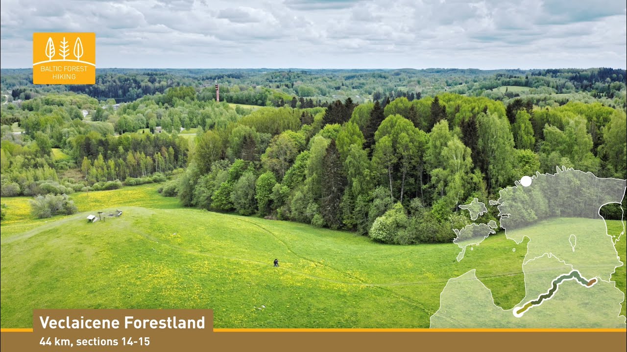 The Forest Trail - long-distance hiking route, northern part