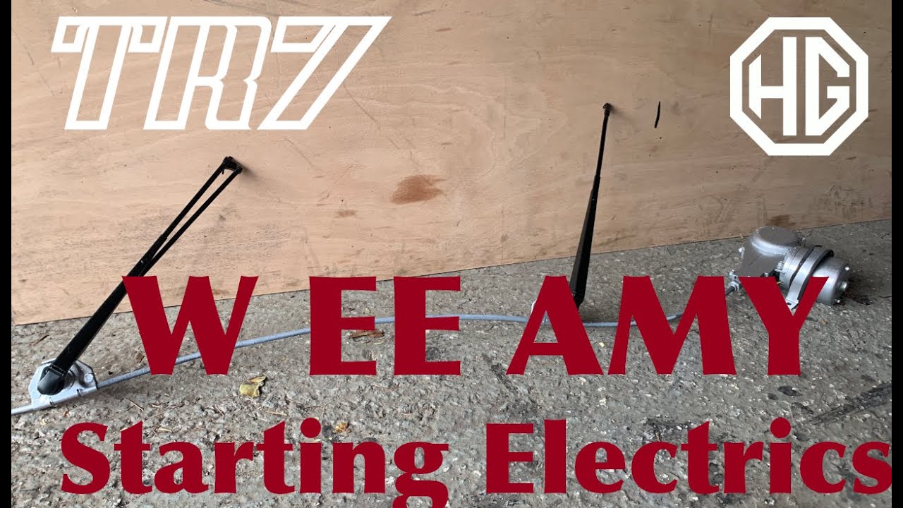 Triumph TR7 Restoration: I start looking at WEE AMY electrics