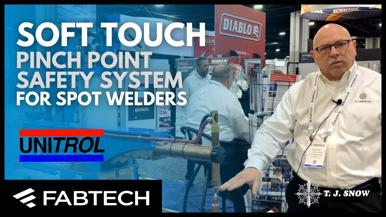 FABTECH 2022 | Unitrol Soft Touch Safety System for Spot Welders | TJ Snow