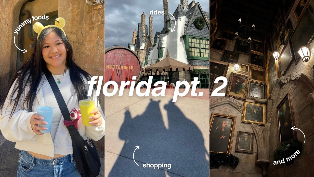 DISNEY AND UNIVERSAL VLOG PT.2 | Epcot, Hollywood studios, Universal, and shopping