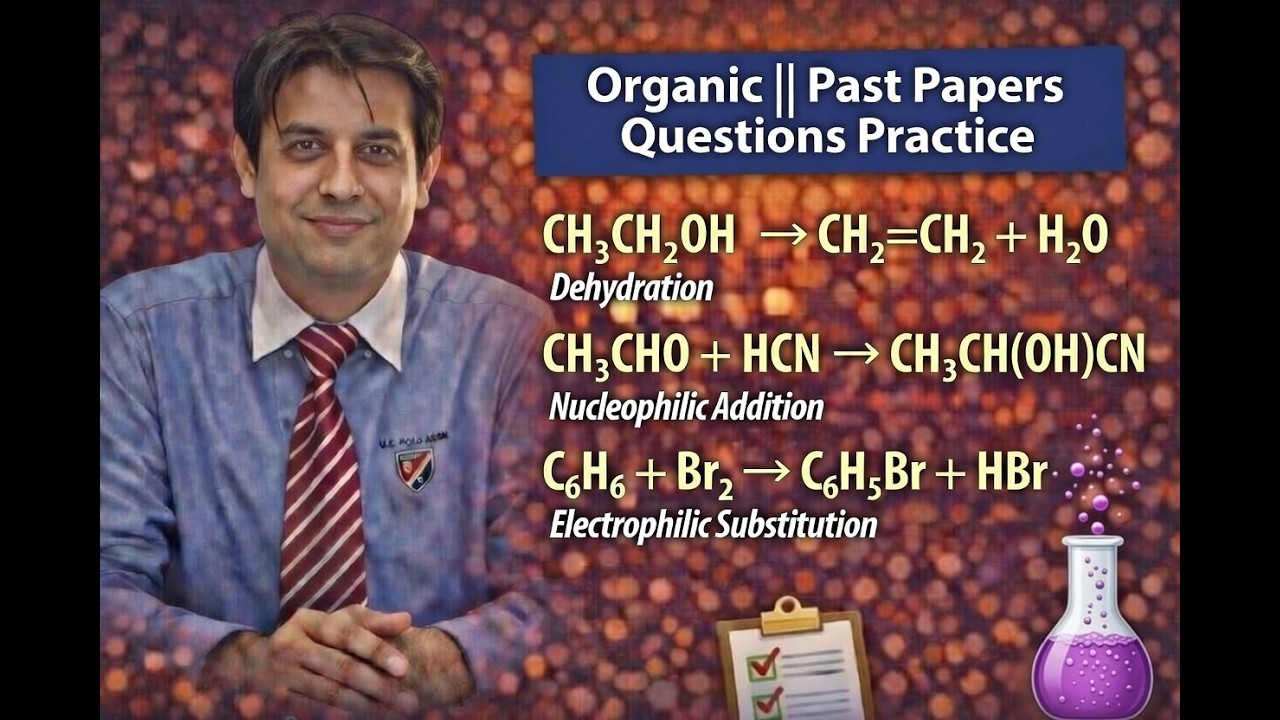 Organic || Past Papers Question