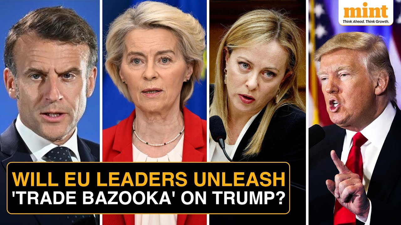 Trump vs Europe Trade Showdown Escalates as EU Ready To Launch ‘Trade Bazooka’ Over Greenland
